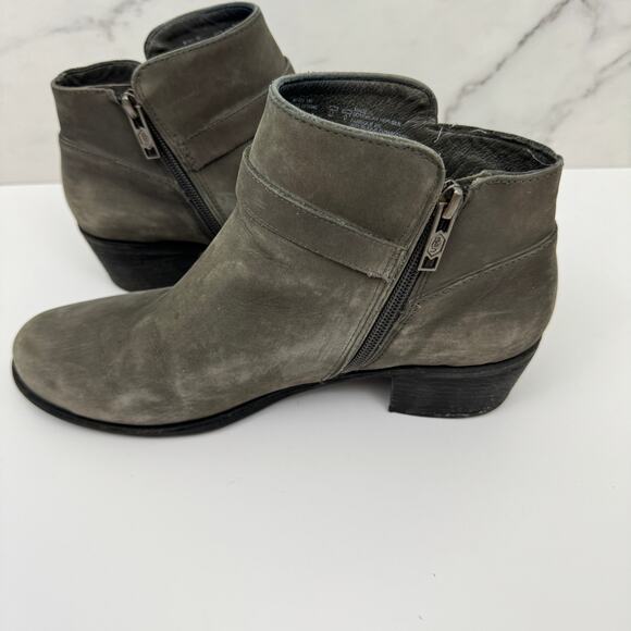 UGG Women Bellamy Ankle Boots Size 9.5 Style 1016940 Leather Sheepskin Gray - Picture 3 of 11